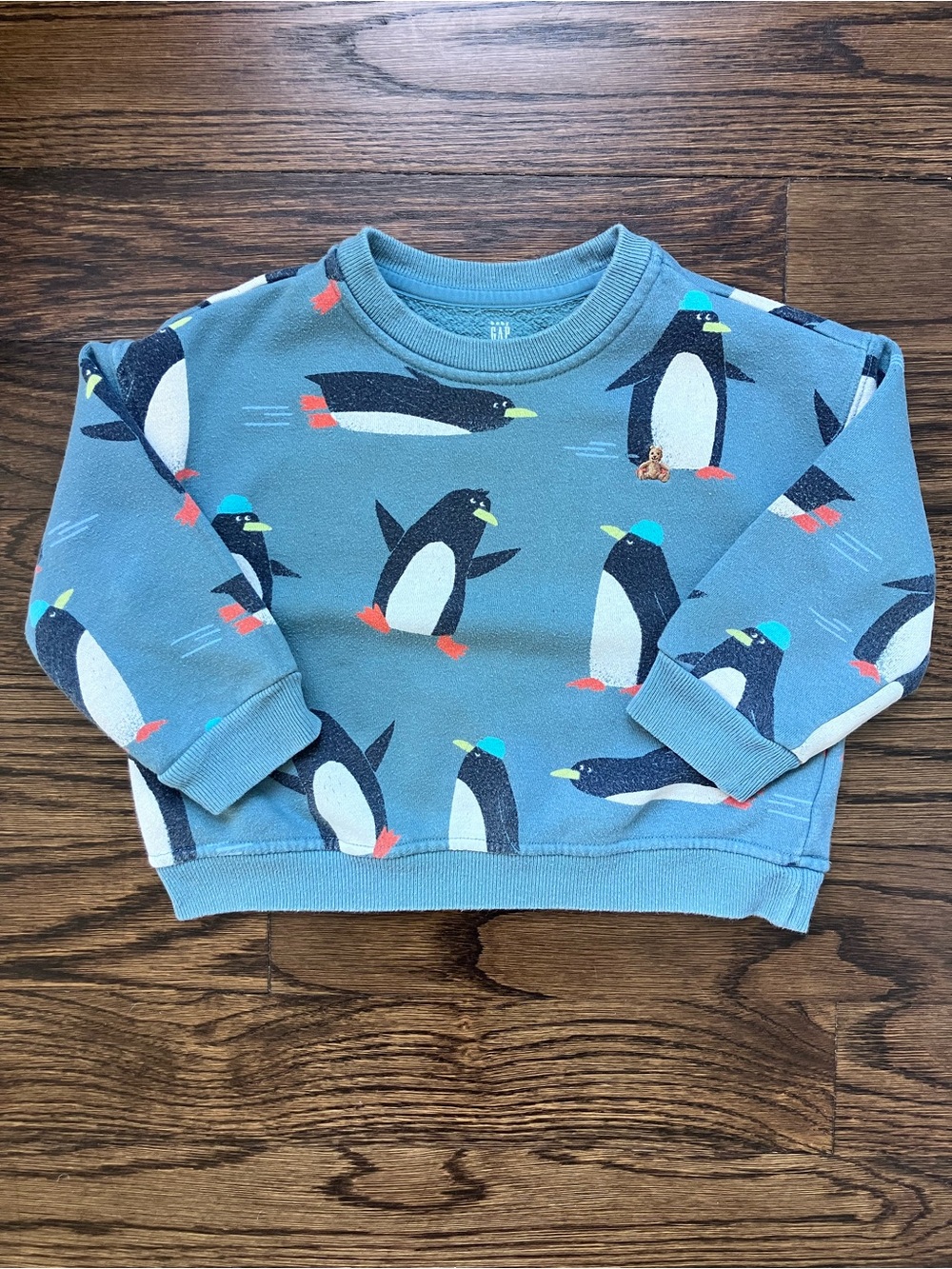 GAP Penguin Fleece VintageSoft Sweatshirt, 18-24M